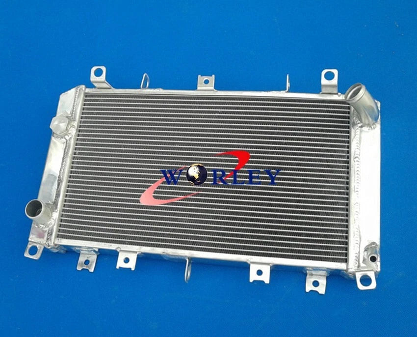 3-Row Aluminum Radiator with Fans for Kawasaki Z1000 ZR1000A (2003–2006)