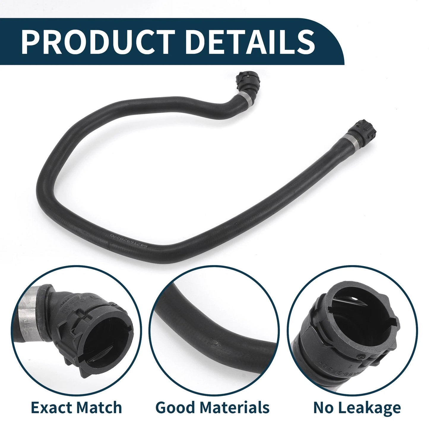 Radiator Hose No. 64216928270 for BMW 7 Series (2005)