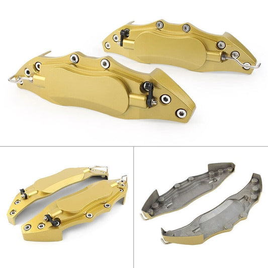 3D Metal Brake Caliper Covers Large Gold for Universal Car