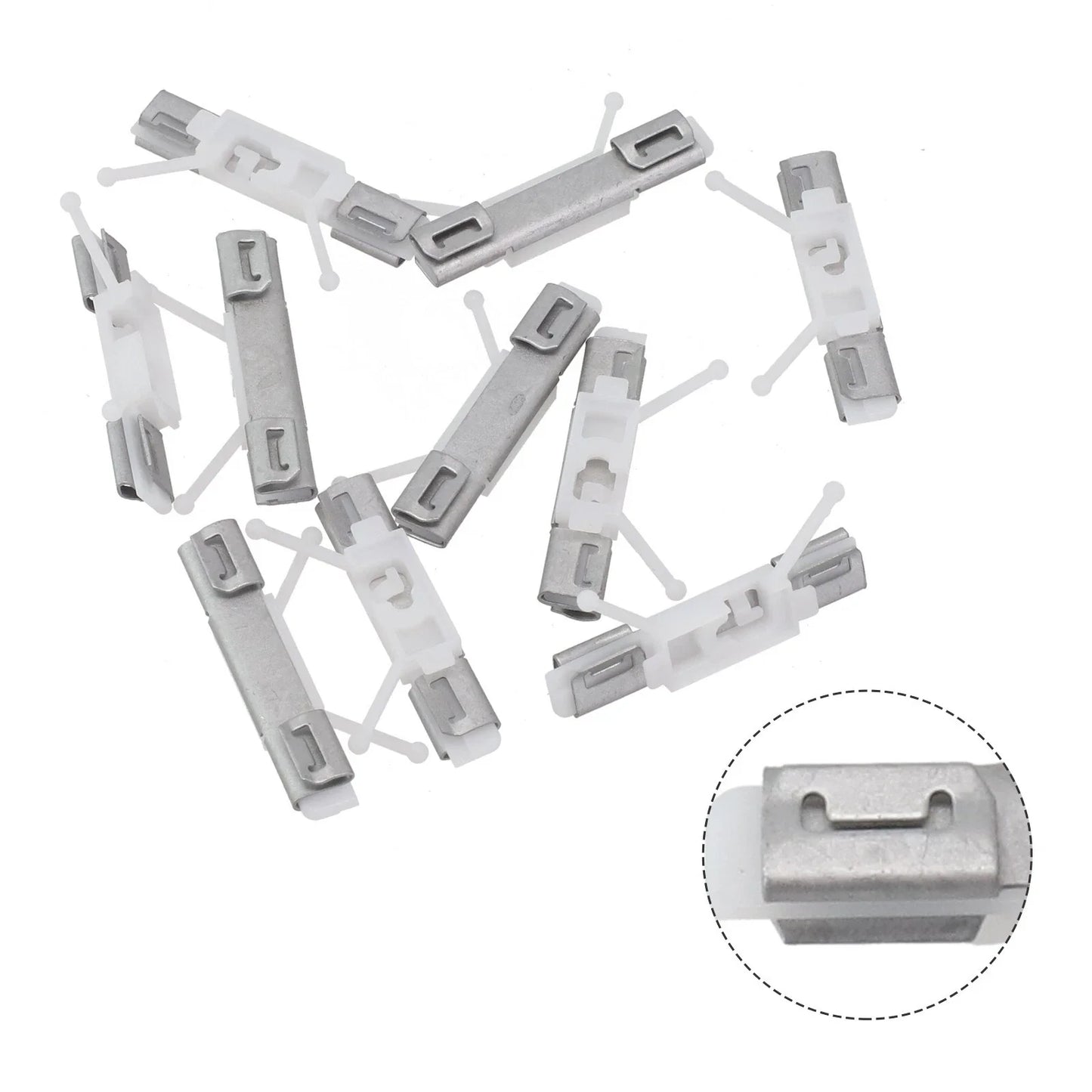 Pack Of 10 Premium Front Windshield Post Trim Clip Set for Volvo XC60 (2008–2016)