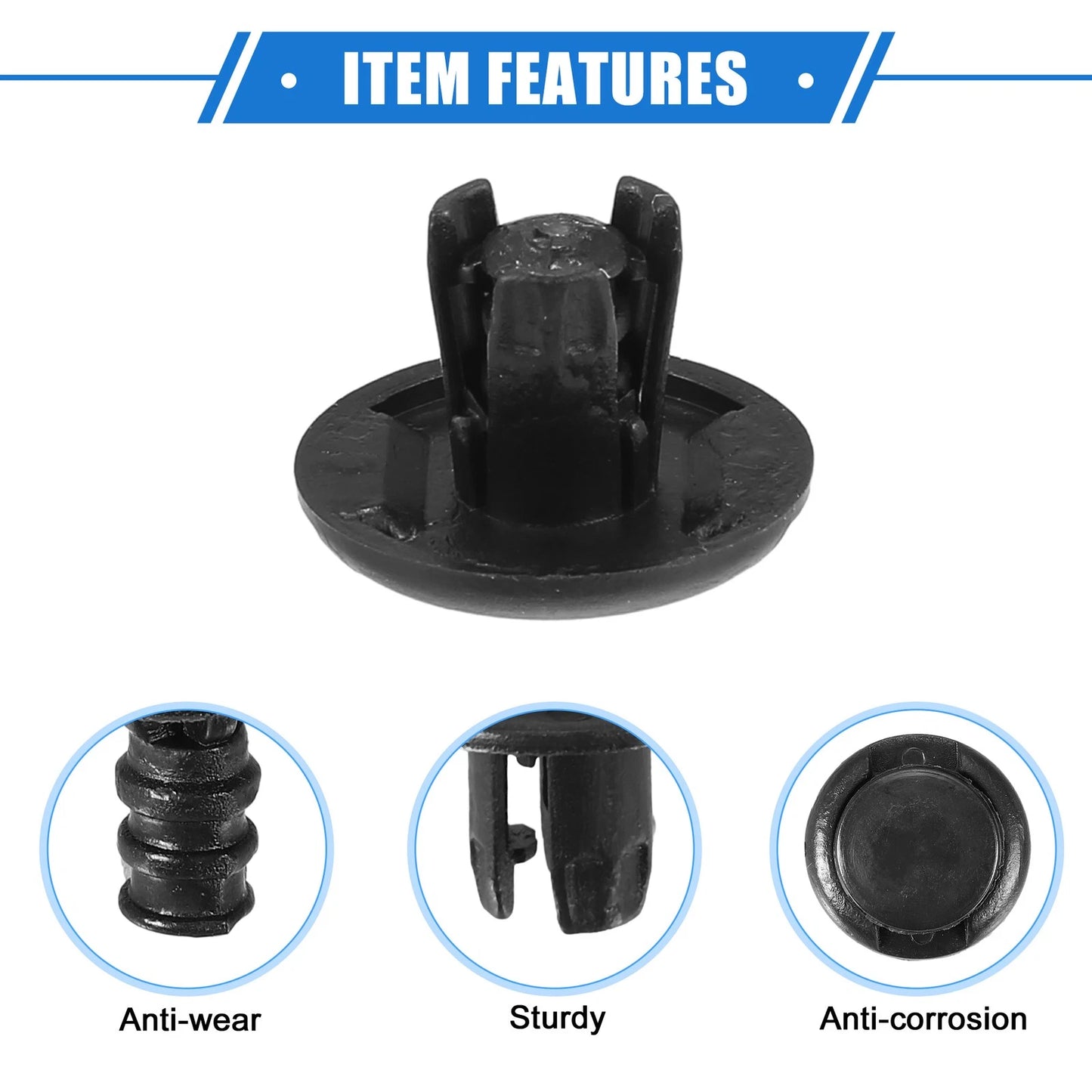 40 Pcs Fender Liner Clips for Honda (Various Models)