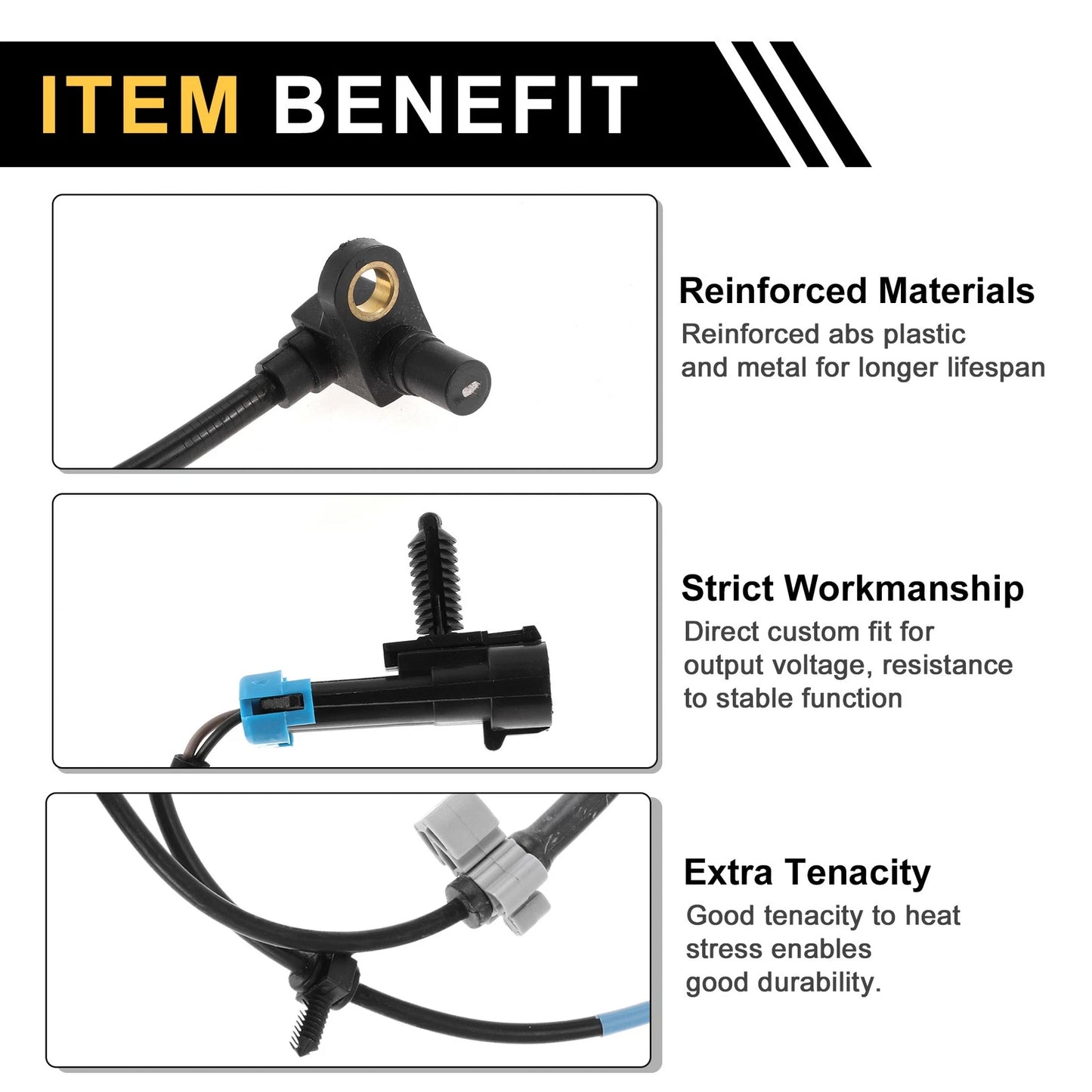 ABS Wheel Speed Sensor for GMC Sierra 1500 (No. 15233110/19181874)