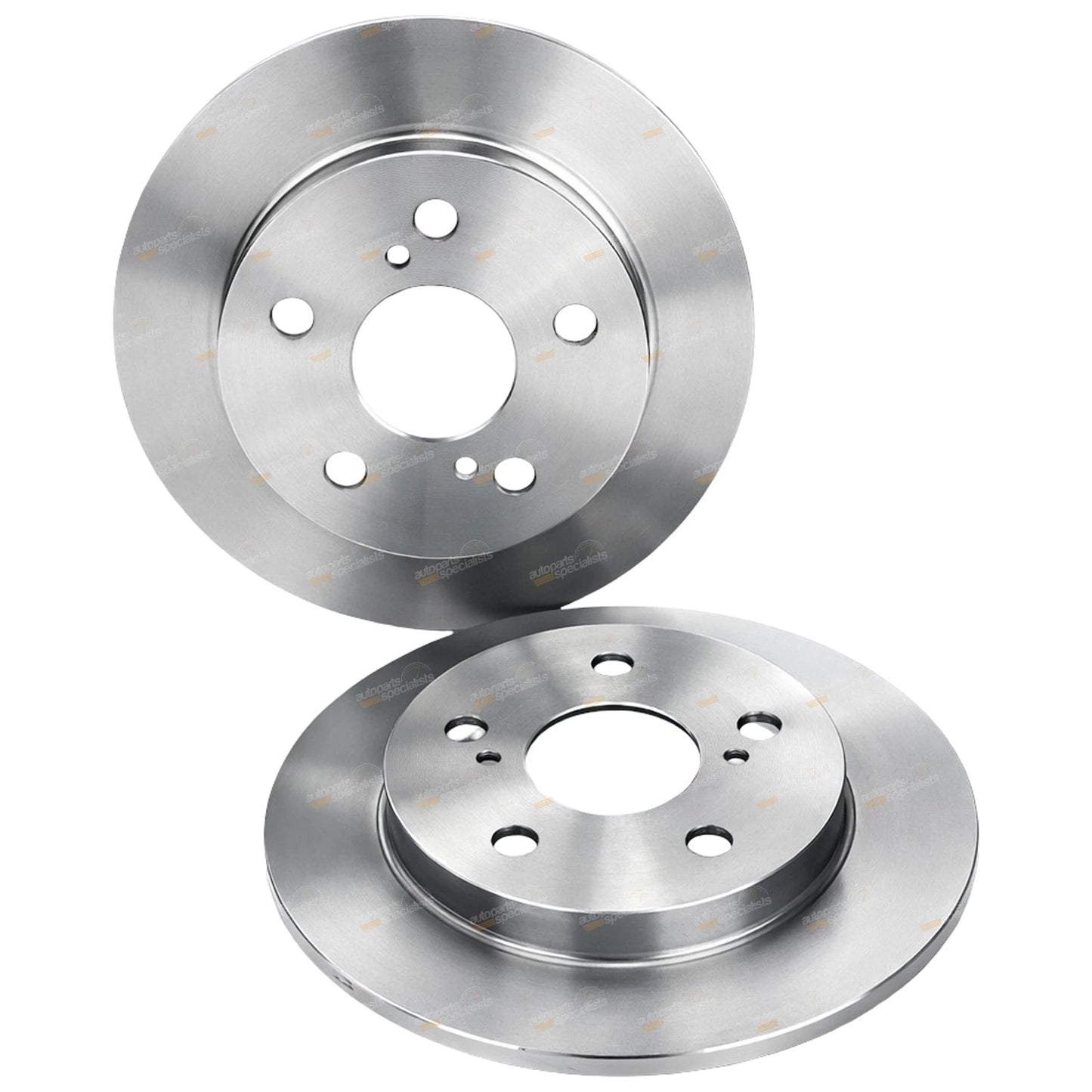 2 Rear Disc Brake Rotors for Toyota Corolla (2007–2018)