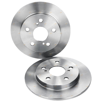 2 Rear Disc Brake Rotors for Toyota Corolla (2007–2018)