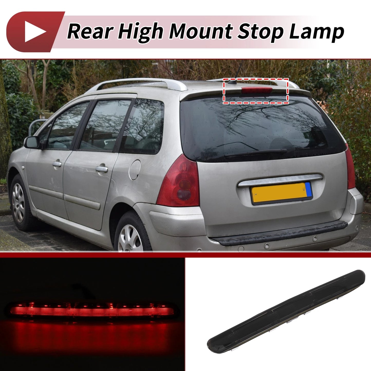Black LED Third Brake Light for Chevrolet Camaro (All Models) No. 84330249