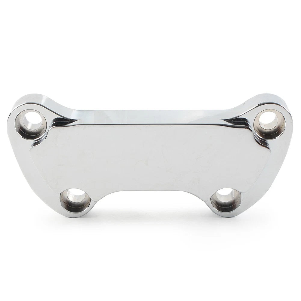 1" Handlebar Riser Top Clamp Cover for Harley Dyna Softail Sportster 883 (2000–2023) Chrome