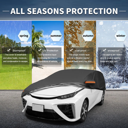 Waterproof Aluminum Film Car Cover for Toyota Prius Hatchback (2010–2023)