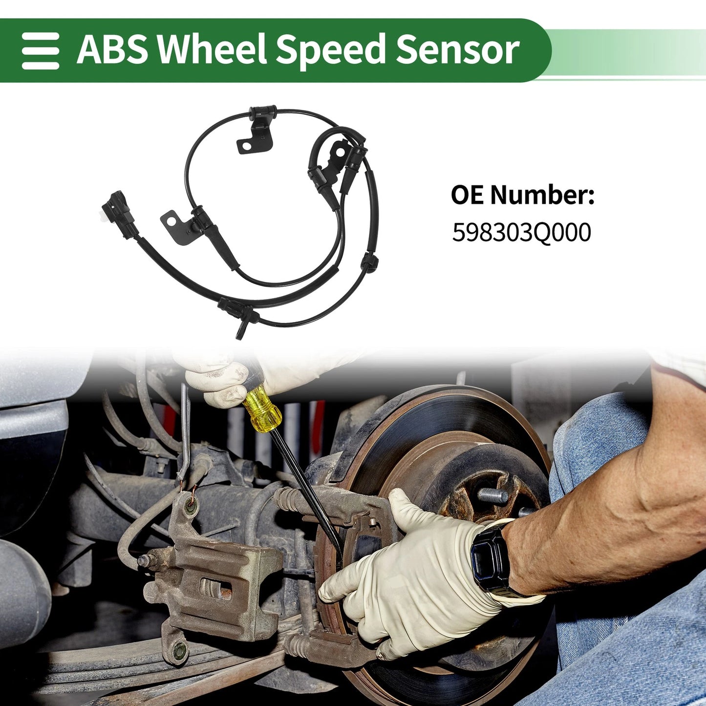 ABS Wheel Speed Sensor No. 598303Q000 for Hyundai Sonata (2012–2015)