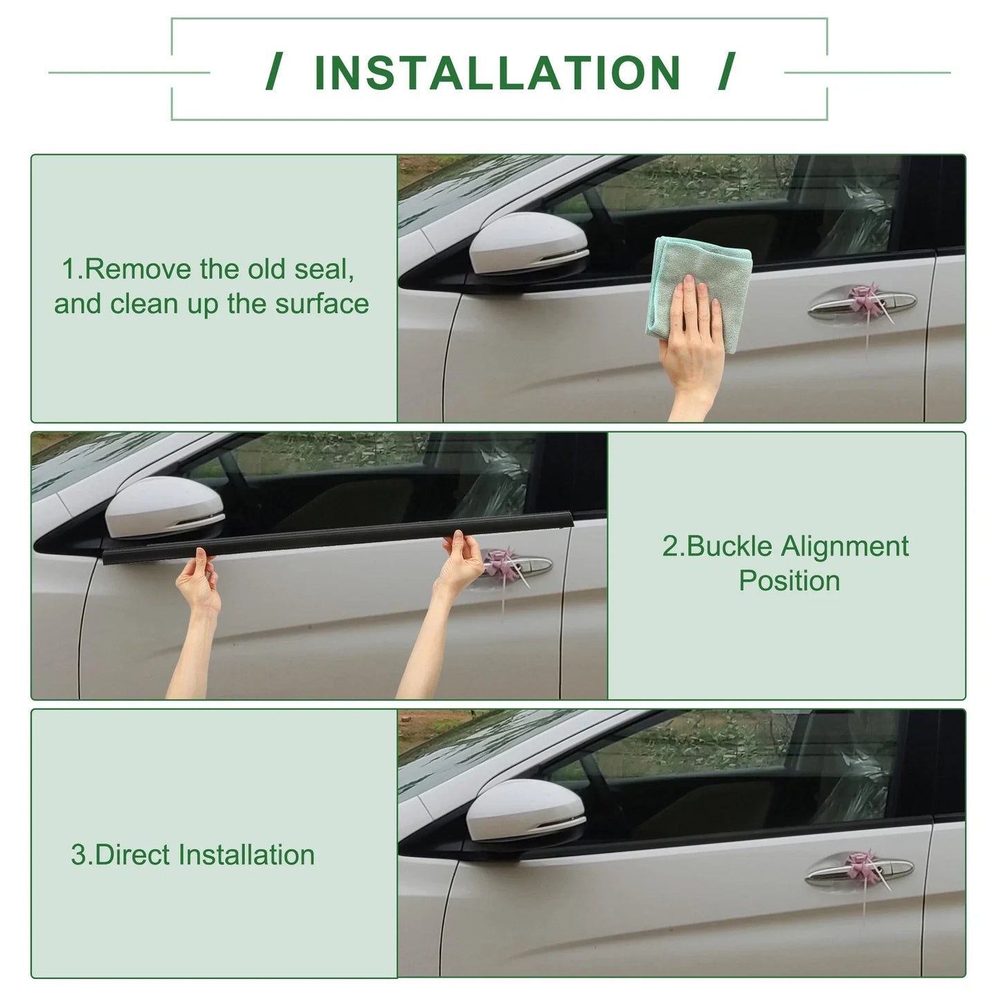 Rear Right Weatherstrip Window Seal for Lexus GX470 (2003-2009)