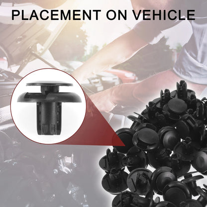 50 Pcs Front Fender Skirt Clip for Honda Civic (2013–2021) & Honda Fit (2015–2021)
