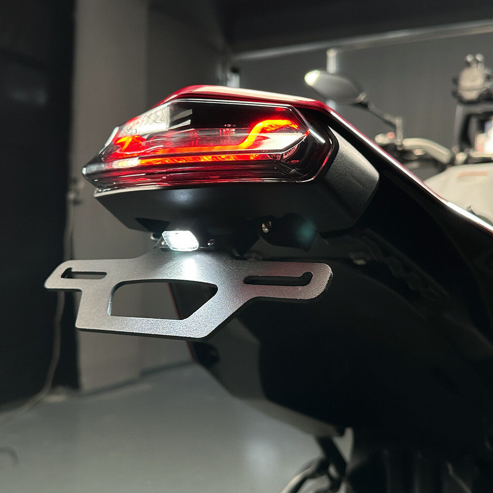 Foldable Fender Eliminator License Plate Holder for Yamaha Tenere 700 (2019–2026)