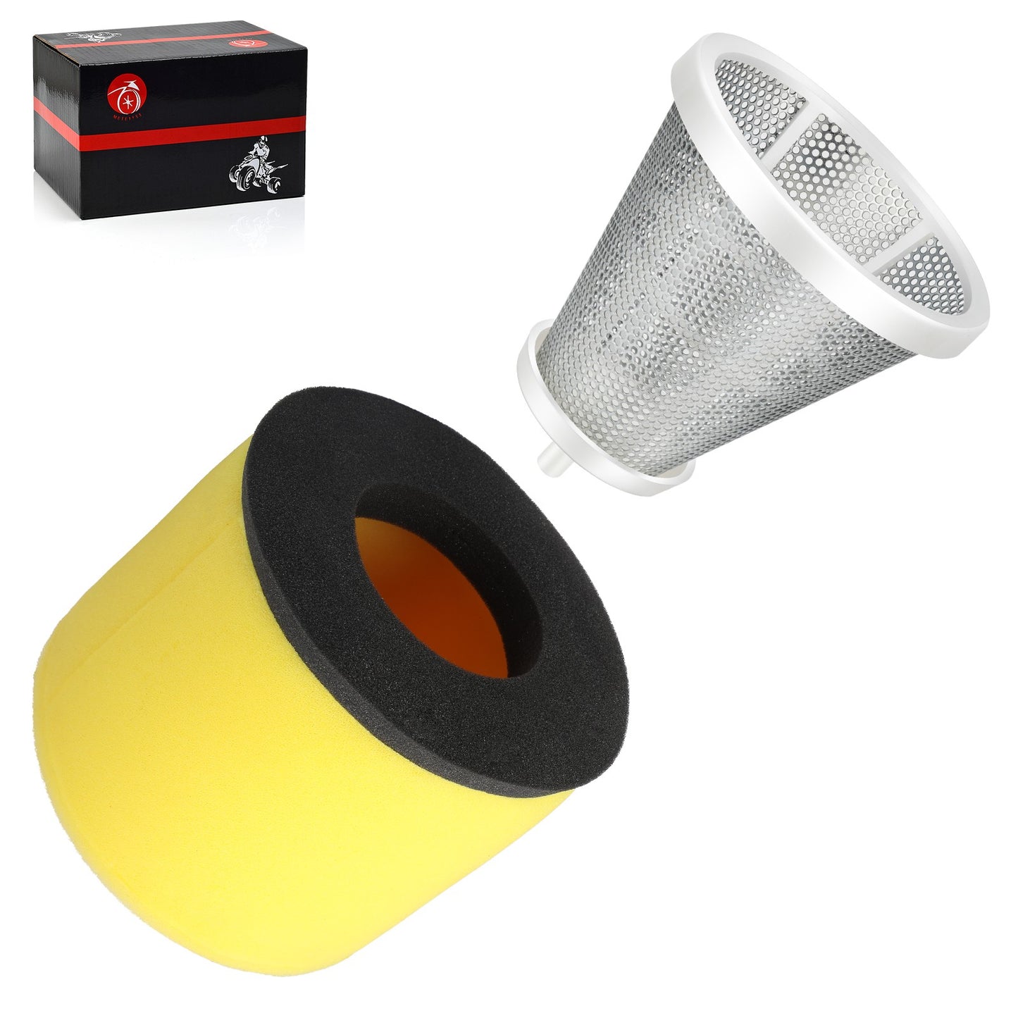 Air Filter Cleaner & Cage Holder for Suzuki Quadracer 450 (2004–2009)