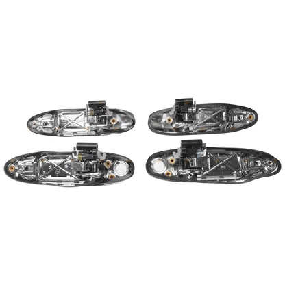 Set of 4 Chrome Door Handles for Toyota Landcruiser (1998–2007)