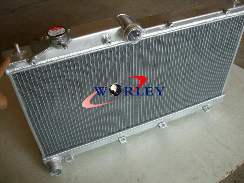 Aluminum Radiator with Fan for Subaru Liberty Forester Impreza WRX (1998–2009)