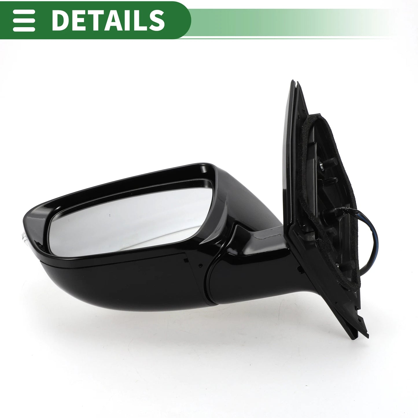 Left Side Door Mirror for Nissan Murano (2015–2020) Manual Folding White