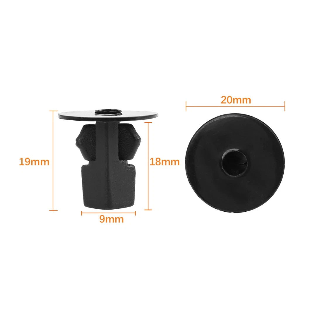 40x Plastic Rivet Fastener Clip for Toyota Lexus (90189-06013)