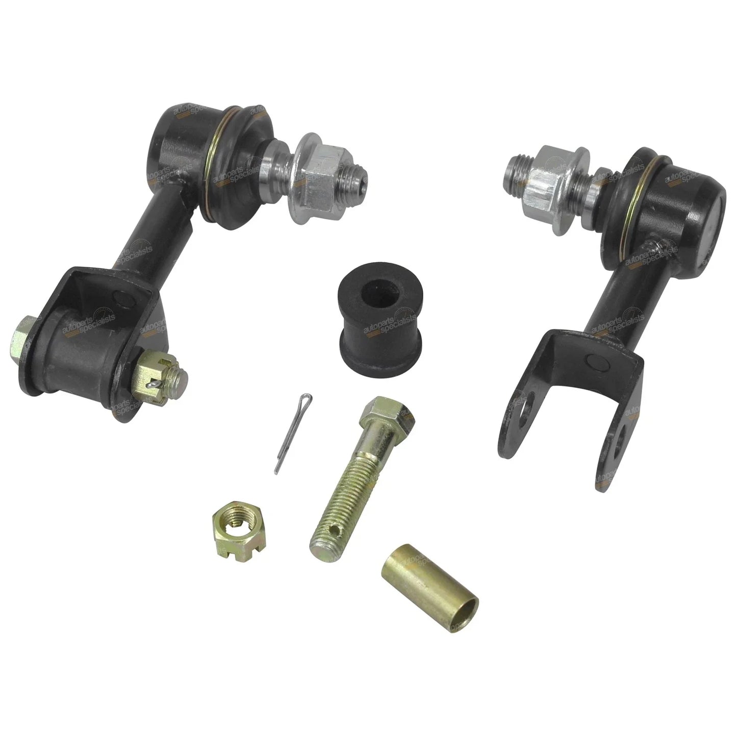 2 x Rear Sway Bar Links + Extension Plates / for Toyota Landcruiser 80 Series (1990–1998)