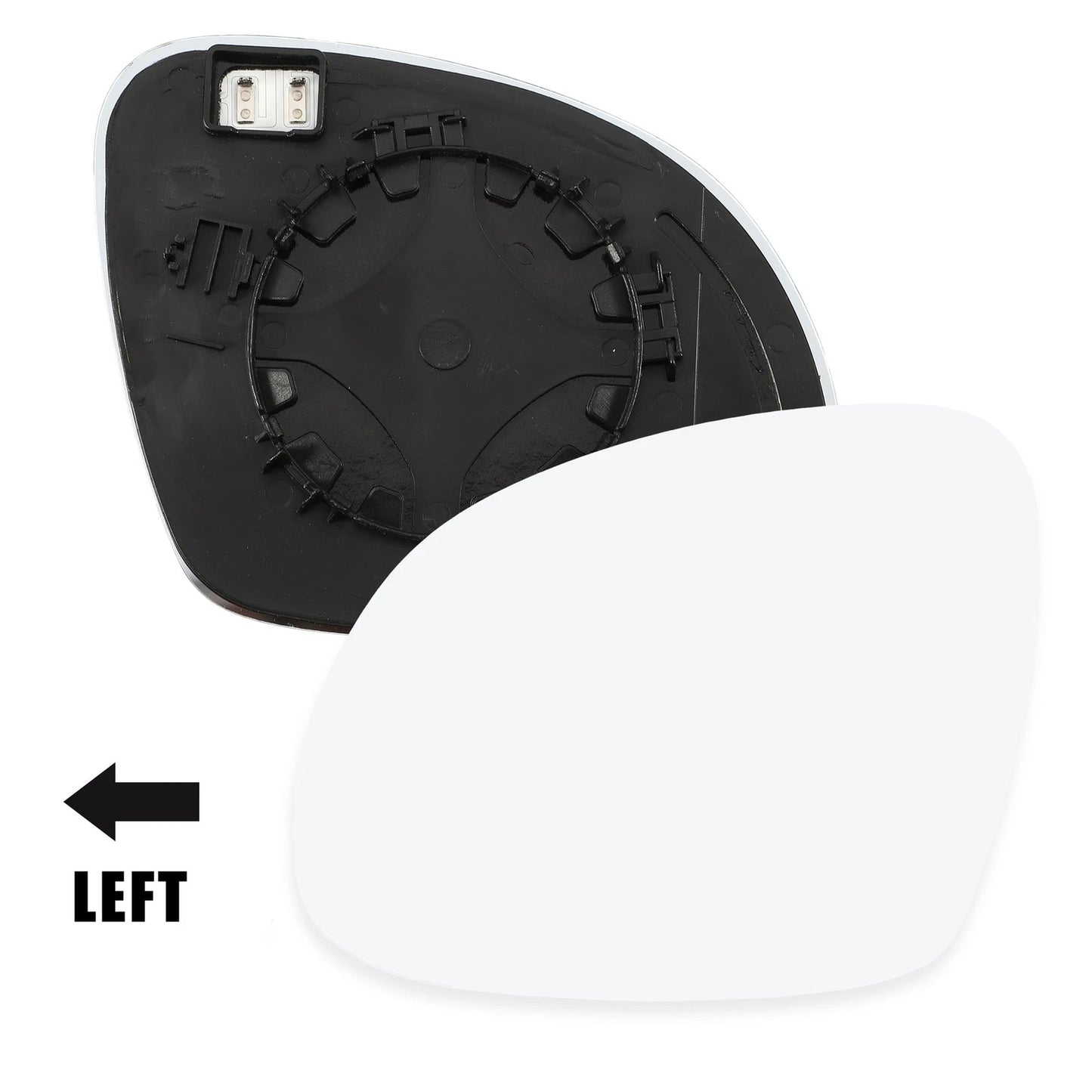 Left Side Heated Mirror Glass for Volkswagen Tiguan (2009–2017)