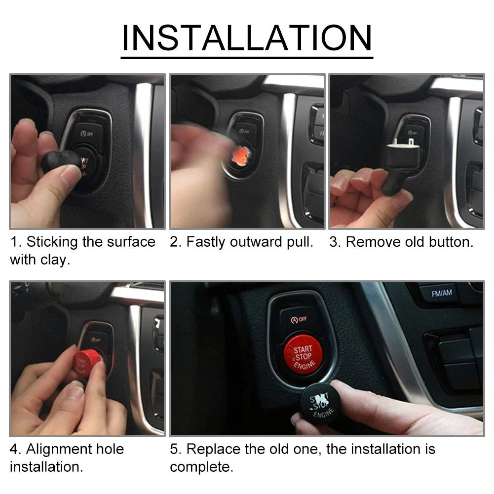 Engine Start Stop Button Switch Cover for BMW F Series (Classic)