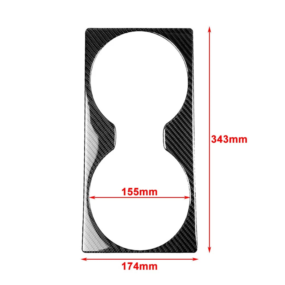 Carbon Fiber Center Console Gear Shift Knob Cover Trim for Nissan GTR R35 (2017–2022)