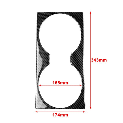 Carbon Fiber Center Console Gear Shift Knob Cover Trim for Nissan GTR R35 (2017–2022)
