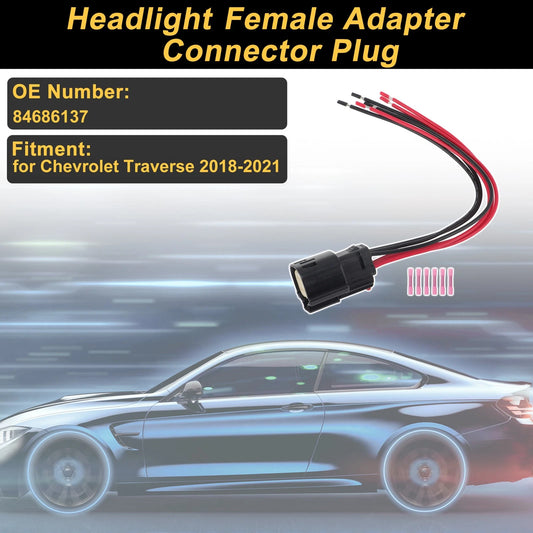 Set of 6 Pin Connector Plug for Chevrolet Traverse (2018–2021) No.84686137