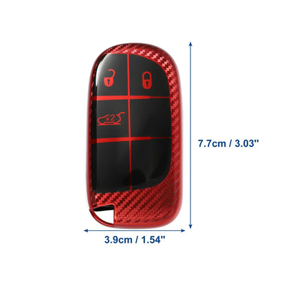 TPU 3 Button Keyless Entry Remote Cover for Dodge Charger Hellcat (2019-Up)