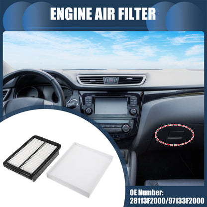 Set of 1 Engine Air Filter No. 28113F2000/97133F2000 for KIA Forte (2019–2020)