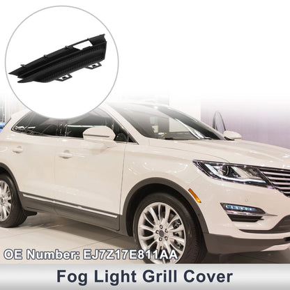 1 Pc Fog Light Grill for Lincoln MKC (2015–2019) No.EJ7Z17E811AA Black