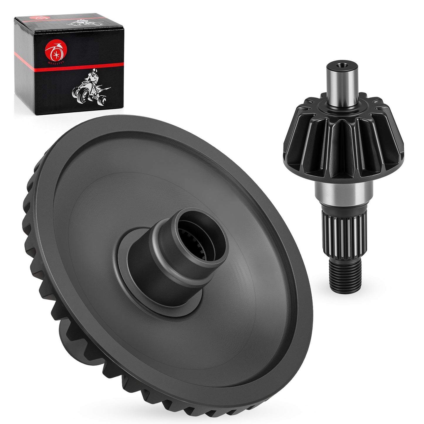 Rear Differential Gear Ring Pinion for Honda Foreman Rubicon 500 (2005–2021)