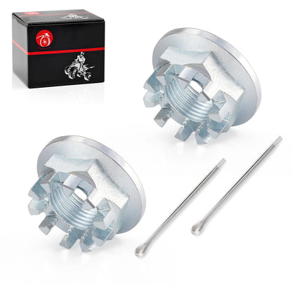 2X Front Axle Castle Nuts for Honda Recon 250 (2000–2009)