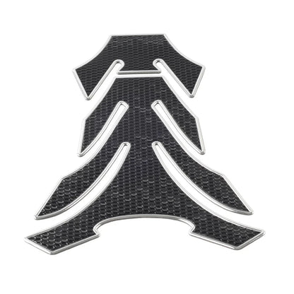 Silver Motorcycle Fuel Tank Pad Cover Protector Decal Grip