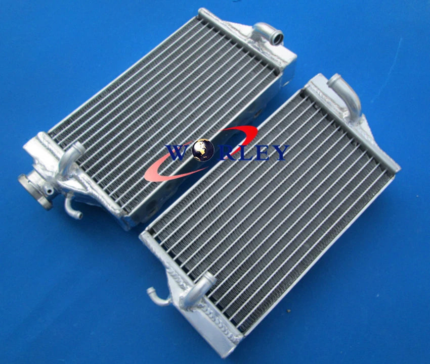 Aluminum Radiator with Red Hose for Honda CR125 CR125R (2002–2003)