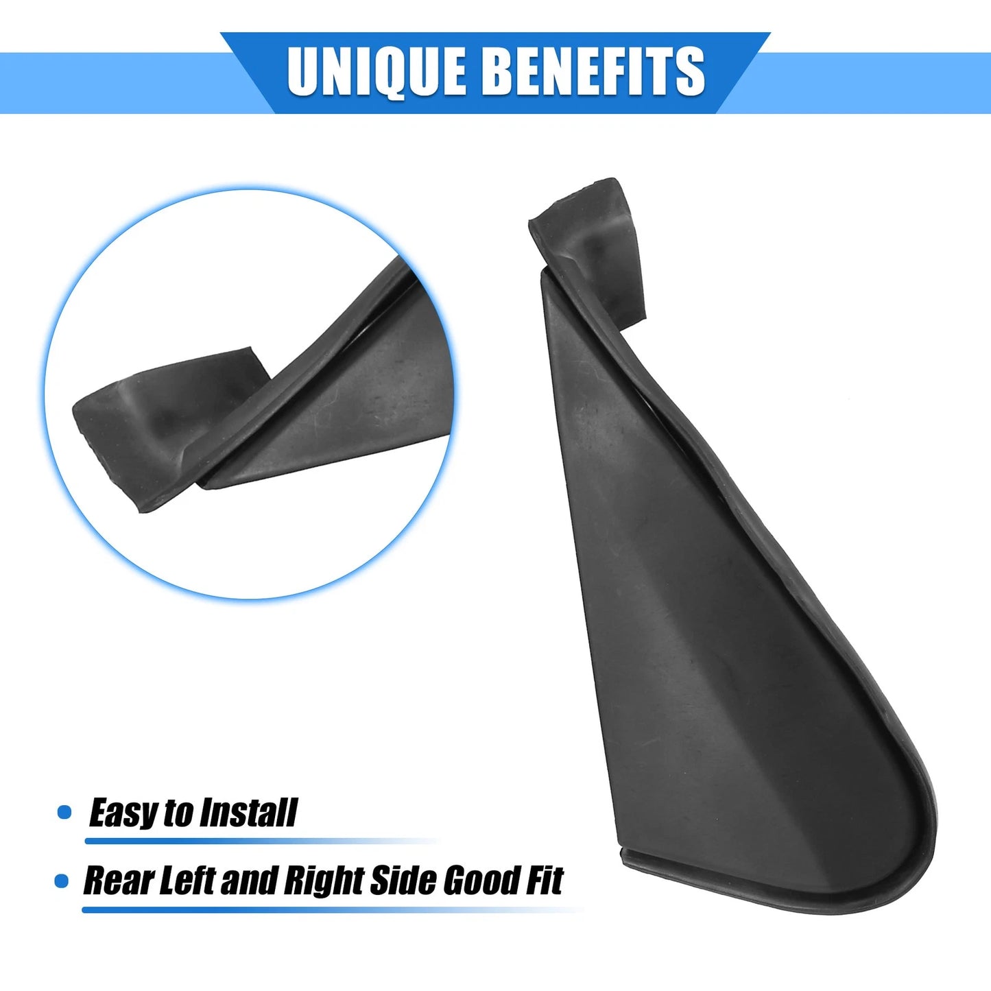 2X Mirror Corner Triangle Fender Cover for Toyota Land Cruiser