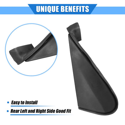 2X Mirror Corner Triangle Fender Cover for Toyota Land Cruiser