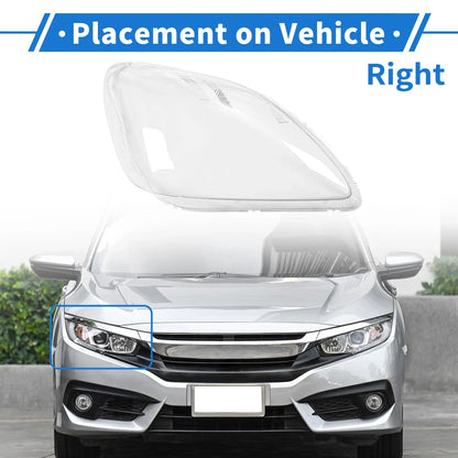 Car Front Right Headlight Lens Cover for Honda CR-V (2005-2006)