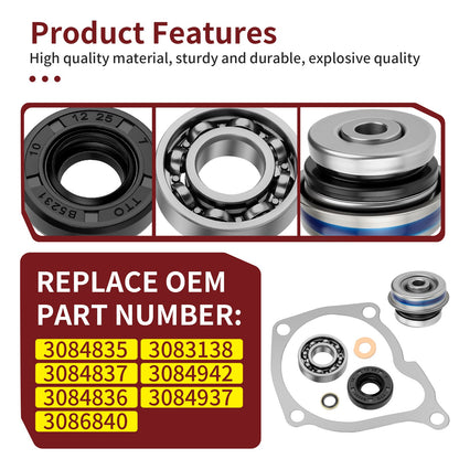 Water Pump Bearing Seal Gasket Kit for Polaris Magnum 425 500 (1995–2002)