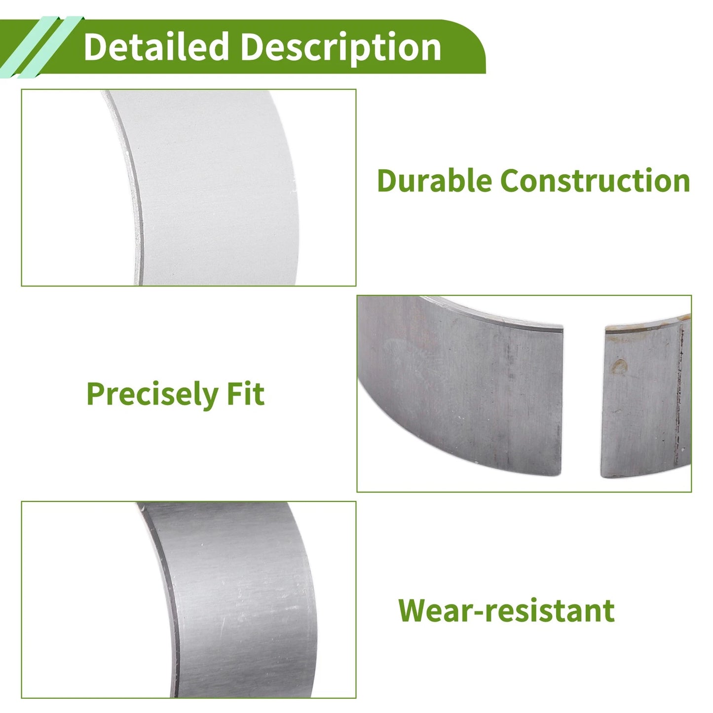 8pcs Big End Bearings Shells for Ford Transit, Mondeo, Land Rover Defender