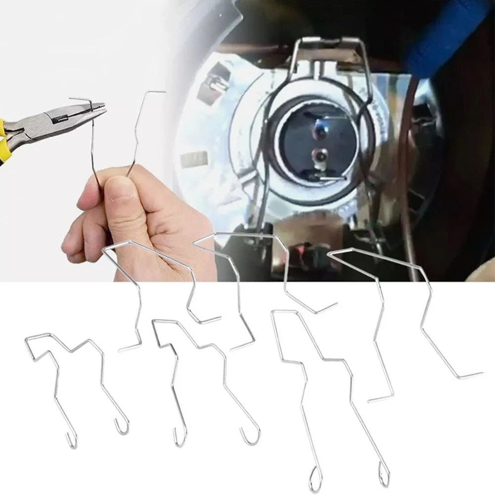 24pcs Headlight Bulb Retaining Clip Holder Set for H1 H3 H4 H7