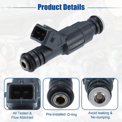 Set of 4 Fuel Injector Nozzles for VW Polo (1999–2001) No. 030906031J
