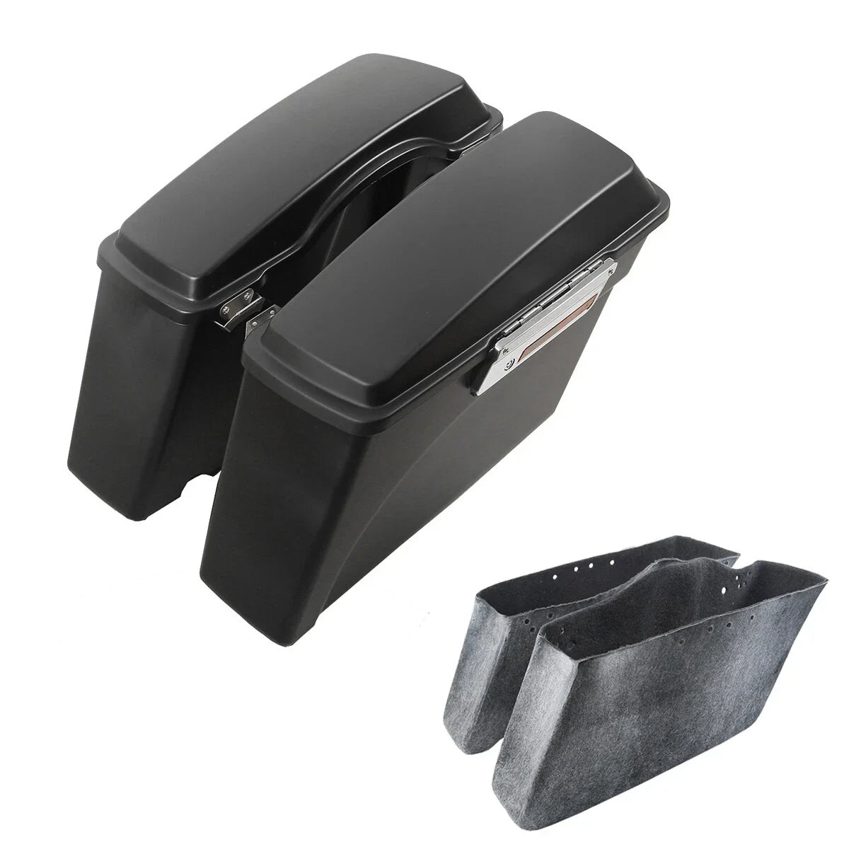 Matte Saddle Bags for Harley Softail FXST Springer Fatboy FLSTF (84-13)
