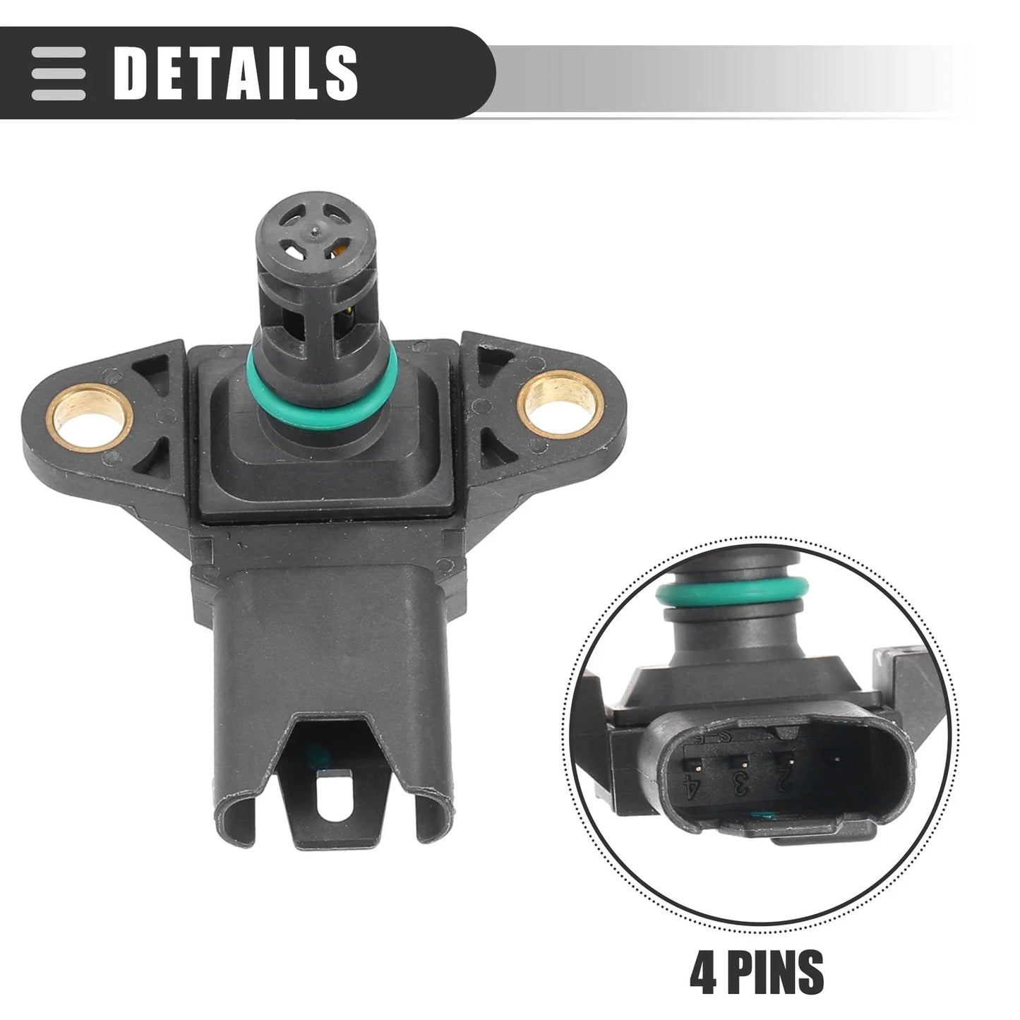 MAP Manifold Air Pressure Sensor for BMW 135i 3.0L L6