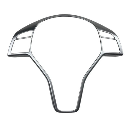 1X Chrome Steering Wheel Trim Cover for Mercedes Benz C-Class