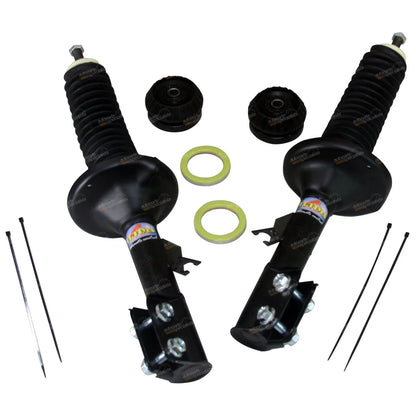 2 x Front Strut Mount Bearing + Strut Shock Absorber for Commodore (1993–2004)