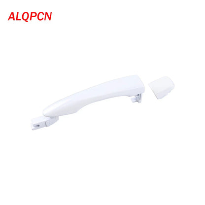 White Outer Door Handle No Key Hole for Nissan Navara D23 NP300 (2015-2022)