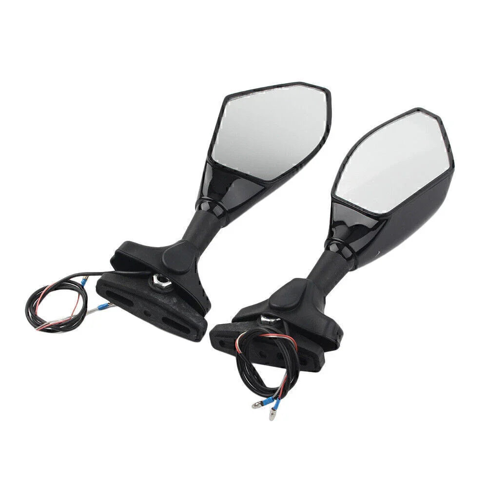LED Turn Signal Rearview Mirrors for Honda Kawasaki Yamaha YZF R6S (2006-2016)