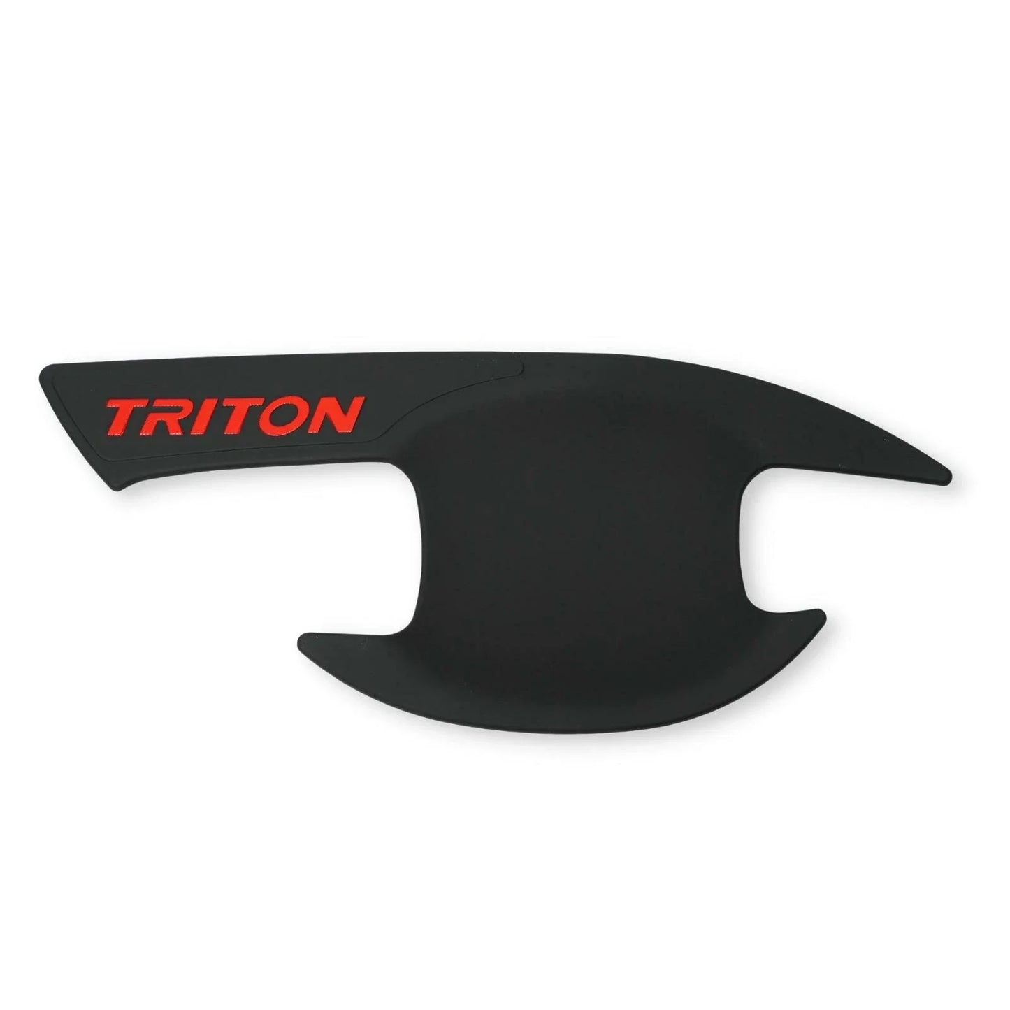 Matte Black  Door Handle Insert Bowl Trim for Mitsubishi Triton L200 (15-22)