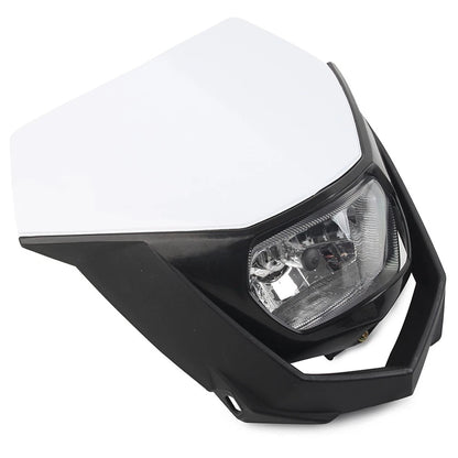 Headlight Fairing for Supermoto Dirt Bike (Universal) - White