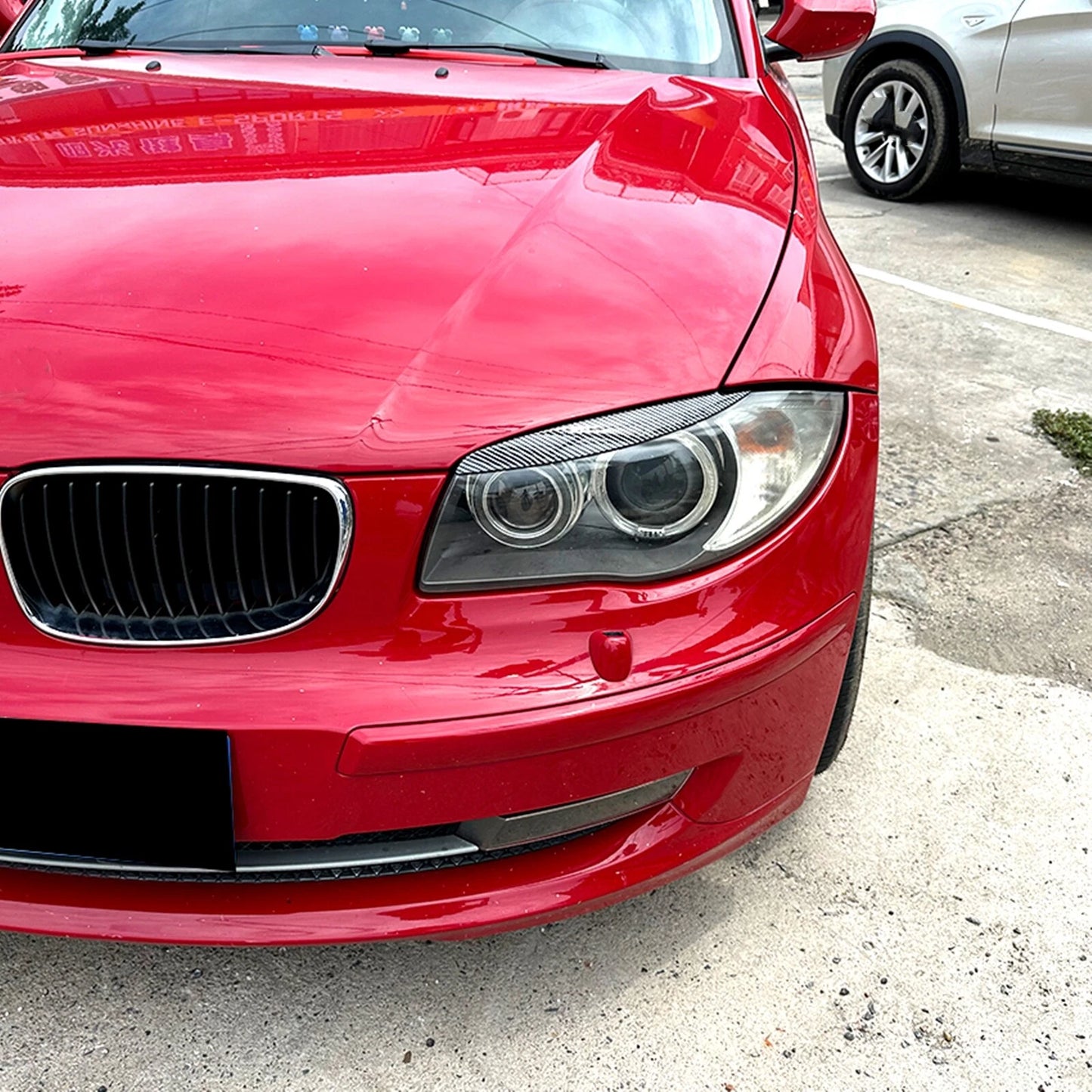 1 Pair Headlight Eyelid Cover for BMW E81 E82 E87 E88 (2004-2011)