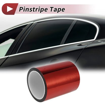Pinstripe Tape 150mmx50m for Car Motorcycle Boat Red (1 Pcs)